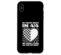 My Soul Lives On The Off-Beat Funny Ska Music Musician Case for iPhone XS Max