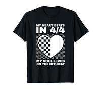My Soul Lives On The Off-Beat Funny Ska Music Musician T-Shirt