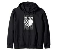 My Soul Lives On The Off-Beat Funny Ska Music Musician Zip Hoodie