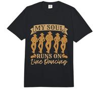 My Soul Runs On Line Country Music Line Dance Line Dancing Comfort Colors Adult Heavyweight T-Shirt