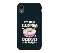 My Soup Slurping Deserves An Award Funny Ramen Noodle Soup Case for iPhone XR