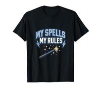 My Spells My Rules Magic Confidence Wizard Design T-Shirt