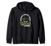 My spirit animal - Alligator Snapping Turtle Zip Hoodie