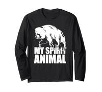 My Spirit Animal Funny Strong Water Bear Tardigrade Meme Long Sleeve T-Shirt