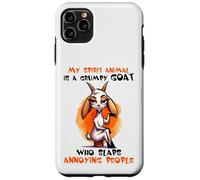My Spirit Animal Grumpy Goat Slaps Annoying People Fun Case for iPhone 11 Pro Max