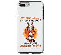 My Spirit Animal Grumpy Goat Slaps Annoying People Fun Case for iPhone 7 Plus/8 Plus