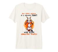 My Spirit Animal Grumpy Goat Slaps Annoying People Fun Premium T-Shirt