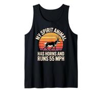 My Spirit Animal Has Horns and Runs 55 Mph Tank Top