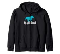 My Spirit Animal Horse Zip Hoodie