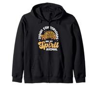 My spirit animal - Indian Star Tortoise Zip Hoodie