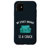 My Spirit Animal Is A Couch Lazy People Funny Couch Case for iPhone 11