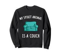 My Spirit Animal Is A Couch Lazy People Funny Couch Sweatshirt
