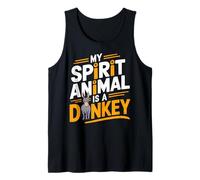 My Spirit Animal Is a Donkey - Cute & Funny Animal Love Tank Top