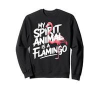 My Spirit Animal Is a Flamingo - Cute & Funny Animal Love Sweatshirt