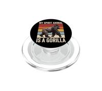 My Spirit Animal Is A Gorilla PopSockets PopGrip for MagSafe