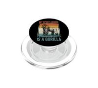 My Spirit Animal Is A Gorilla PopSockets PopGrip for MagSafe