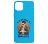 My Spirit Animal Is a Grumpy Vampire That Needs Coffee Case for iPhone 14 Plus