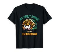 My Spirit Animal is A Hedgehog Colorful Design Value Graphic T-Shirt