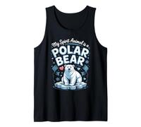 My Spirit Animal is a Polar Bear Arctic Wildlife Tank Top