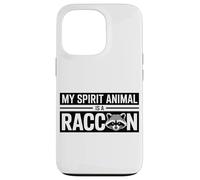 My Spirit Animal Is A Raccoon Funny Raccoon Case for iPhone 13 Pro