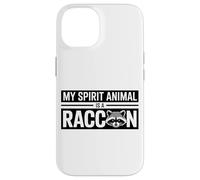 My Spirit Animal Is A Raccoon Funny Raccoon Case for iPhone 14