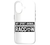 My Spirit Animal Is A Raccoon Funny Raccoon Case for iPhone 17