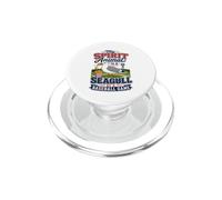 My Spirit Animal Is A Seagull At A Baseball Game PopSockets PopGrip for MagSafe