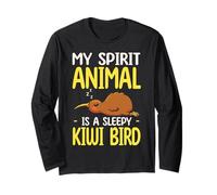 My Spirit Animal is A Sleepy Kiwi Bird Cute Nature Long Sleeve T-Shirt