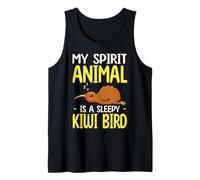 My Spirit Animal is A Sleepy Kiwi Bird Cute Nature Tank Top