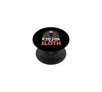 MY SPIRIT ANIMAL IS A SLOTH Funny Colorful Sloth PopSockets Adhesive PopGrip