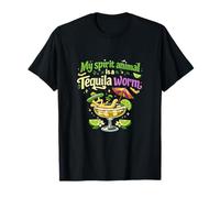 My Spirit Animal is A Tequila Worm Party Crew Joke T-Shirt