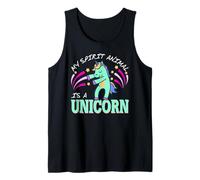 My Spirit Animal is a Unicorn Funny Magical Dabbing Tank Top