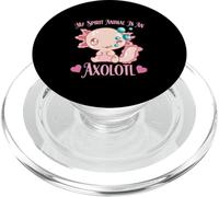 My Spirit Animal Is An Axolotl Mexican Salamander Axolotls PopSockets PopGrip for MagSafe