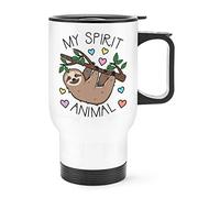 My Spirit Animal Sloth Travel Mug Cup with Handle