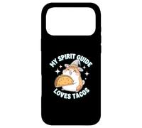 My Spirit Guide Loves Tacos Witch Hat Hamster Case for iPhone 17 Pro Max