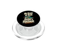 My Sport Is Your Sport's Punishment Runner Humor PopSockets PopGrip for MagSafe