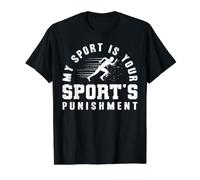 My Sport is Your Sport's Punishment Value Graphic T-Shirt, Men, Black, S