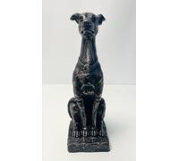 My Square Mile Greyhound Whippet Dog Statue, Bronze Finish, 30cm Height