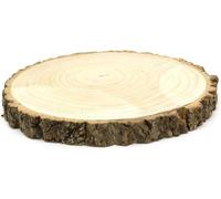 My Square Mile Log Slice Cakestand 29-33cm | Wooden Rustic Slab | Wedding Birthday Display Board | Serving Platter Table Centerpiece
