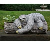 My Square Mile Sloth Garden Planter With Double Plant Pots, Outdoor Statue Ornament/light (Single Planter Pot Sloth)