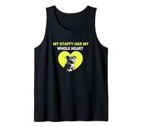 My Staffy Has My Whole Heart Staffordshire Terrier Dog Tank Top