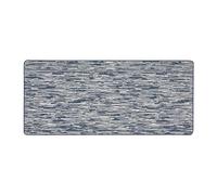 My Stain Door Mat, Stain Resistant, Perfect for Indoor Use, Front Door, Entryway and Patio, Broken Stripe Navy 67x150cm