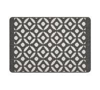 My Stain Door Mat, Stain Resistant, Perfect for Indoor Use, Front Door, Entryway and Patio, Crescent Charcoal 67x100cm