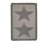 My Stain Door Mat, Stain Resistant, Perfect for Indoor Use, Front Door, Entryway and Patio, Star Charcoal 67x100cm