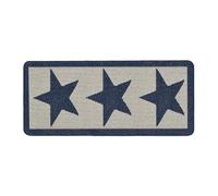 My Stain Door Mat, Stain Resistant, Perfect for Indoor Use, Front Door, Entryway and Patio, Star Navy 67x150cm