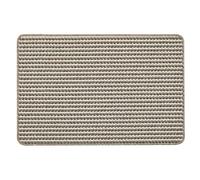 My Stain Door Mat, Stain Resistant, Perfect for Indoor Use, Front Door, Entryway and Patio, Twist Stripe Natural 50X75cm