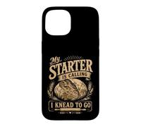 My Starter Is Calling I Knead To Go Sourdough Bread Baker Case for iPhone 15