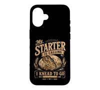 My Starter Is Calling I Knead To Go Sourdough Bread Baker Case for iPhone 16