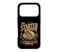 My Starter Is Calling I Knead To Go Sourdough Bread Baker Case for iPhone 17 Pro