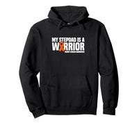 My Stepdad is a Warrior Kidney Cancer Awareness Pullover Hoodie